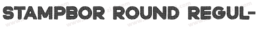 Stampbor Round Regul字体转换